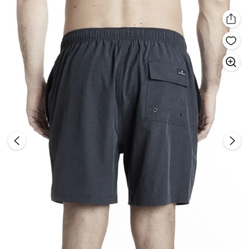RFT Rainforest Men's Mesh Lined Solid Swim Trunk